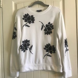 Lord & Taylor Sequined Sweatshirt